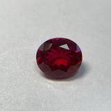 0.21-25.5CT Multi-Size Loose Oval-Shaped Lab-Grown Ruby DIY Exquisite Jewelry Raw Material
