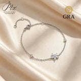 Total 0.5ct Moissanite Bracelet Marquise D Color VVS1 GRA 925 Sterling Silver Factory Direct Ideal Gift Fine Jewelry for Ladies