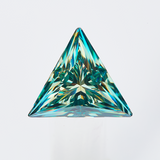 100% Real Moissanite Stone Triangle Cut Multicolor VVS1 Loose Beads With Certificate For Women Jewelry Making Charms Wholesale