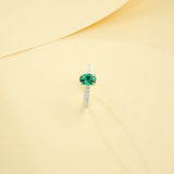 Gemstones Ring Oval Cut Lab Grown Ruby Sapphire Columbia Padparadscha 925 Silver Anniversary Gifts Charms Jewelry for Woman