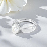 Pear Cut Moissanite Engagement Ring in 10K/14K/18K Gold Classic Solitaire Promise Ring Perfect Wedding Anniversary Gift