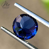 Multi-size Loose Round Lab-Grown Sapphires DIY Jewelry Making Supplies Anti-Allergy