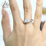 S925 Ring With 3CT Pear Shaped Moissanite D Color/Ruby/Sapphire/Colombian Emerald /Zambian Emerald VVS1 Clarity Customized For Banquet & Festival Gifts