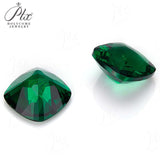Loose Multi-Size Cushion-Cut Zambian Emeralds Are Hypoallergenic So They Are Safe And Reliable Raw Materials For DIY Christmas Gift Rings