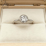 3ct Moissanite Round Stone Ring D White S925 White Gold Yellow Gold Rose Gold Classic Luxury Women Jewelry Daily Fashion