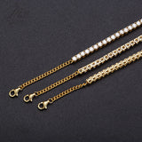Moissanite Bracelet 3mm D Color VVS1 925 Sterling Silver GRA Factory Direct Hypoallergenic Comfortable Daily Commute Jewelry