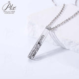 Moissanite Cubic Pendant Necklace VVS1 D Color 35mm  for Women Man S925 Sterling Silver Luxury for Lady GRA Gift Jewelry Custom