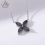 Horseshoe Clover Plated Moissanite Earrings & Necklace - Classic Design Daily Wear Hypoallergenic Ideal Gift