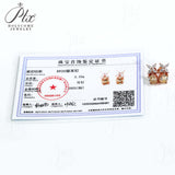 Moissanite Earrings Emerald/Ruby/Sapphire Styles 925 Silver Gift-Ready Hypoallergenic Fade-Resistant Factory-Direct Women Only