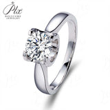 925 Sterling Silver Moissanite Bull Head Ring birthday wedding