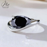 S925 Ring With 3CT Pear Shaped Moissanite D Color/Ruby/Sapphire/Colombian Emerald /Zambian Emerald VVS1 Clarity Customized For Banquet & Festival Gifts