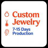 Custom Moissanite Jewelry Fashion Style  Lab Diamond CZ S925 9K 10K 14K 18K Customize Jewelry Different Materials GRA Jewel Gift
