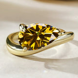 S925 Ring With 3CT Pear Shaped Moissanite D Color/Ruby/Sapphire/Colombian Emerald /Zambian Emerald VVS1 Clarity Customized For Banquet & Festival Gifts