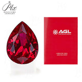 Multi-Size Pear-Cut Lab-Grown Ruby Wholesale Which Can Be Used As DIY Jewelry Raw Materials Such As Rings Earrings Necklaces Etc