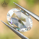 Rose Oval Shape 3.04/5.51ct VS1 Lab Grown Diamond White Gemstone IGI Certificate CVD HPHT DIY Material Jewelry Women Rings Charm