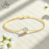 Luxury Moissanite Bracelet Assorted Cuts Round Pear Oval Heart Emerald Radiant Bright Shine Women Fashion Jewelry Premium Gift