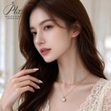 Lab Grown Diamond Necklace 14K/18K Gold Oval Shape 2/3ct DEF Color Pendant Hypoallergenic Direct from Factory Daily & Office Wear Perfect Gift