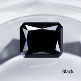 Loose Moissanite Stone 1 Carat Size 5x7mm Lab Grwon Diamond Brilliant Radiant Cut D Color  charms for jewelry making