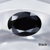 Sparkling Multicolor Moissanite Oval Cut 8Hearts 8Arrows Brilliant Facets Exquisite Loose Gemstones for Jewelry Crafting