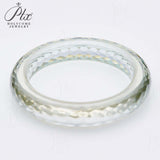 Customized Moissanite Gemstone Bangles Round D Color Full Size Fine Fashion Elegant for Woman Man Anniversary Party Gift Charms