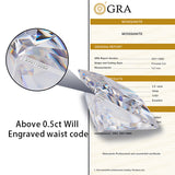 Moissanite Stone Moissanite Stone 0.35ct-5ct Colorful VVS1 Princess Shape Excellent Beads For Women's Jewelery Diamond Ring