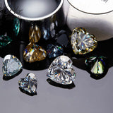 Moissanite Loose Stone Heart Cut D Color with GRA Certificate Beads for DIY Jewelry Making Wholesale Top Quality No Fade Beads
