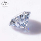 Lab Grown Moissanite Diamond Primary Color VVS1 Clarity Round Shape Brilliant Cut Beads Advanced Jewelry Making Materials