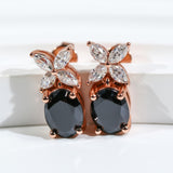 Moissanite Earrings Emerald/Ruby/Sapphire Styles 925 Silver Gift-Ready Hypoallergenic Fade-Resistant Factory-Direct Women Only