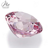 Gorgeous Small-Sized Round Lab-Grown Padparadscha Loose Stones - Perfect DIY Jewelry Supplies