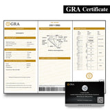 Lab Grown Moissanite Diamond Primary Color VVS1 Clarity Round Shape Brilliant Cut Beads Advanced Jewelry Making Materials