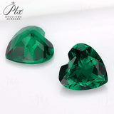 These Loose Multi-Size Heart-Shaped Zambian Emeralds Are Hypoallergenic Making Them Perfect Raw Materials For DIY Christmas Gift Necklaces