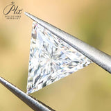 Triangle Shape 1.05CT VVS2 D White Lab Grown Diamond Gemstone IGI Certificate CVD HPHT DIY Material Jewelry Rings Women Charms