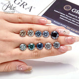 Lab Grown Moissanite Diamond Primary Color VVS1 Clarity Round Shape Brilliant Cut Beads Advanced Jewelry Making Materials