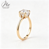 1-3ct Lab Grown Diamond Ring 925 Sterling Silver IGI Certified Cushion Cut Hypoallergenic Wedding Ring Engagement Ring Factory Direct Sale Daily Wear Commuter‑Friendly