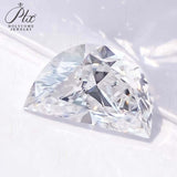CVD HPHT Half Moon Loose Gemstone 1.02ct E Color VVS2 Lab Grown Diamond IGI Certificate Jewelry Making Materials Rings Nacklaces