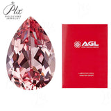 0.2-3.6ct Pear Shape Lab-Grown Padparadscha Loose Stones - Wonderful Anniversary Gift Option