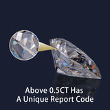 Multicolor Pear Shape Moissanite Diamond Wholesale Loose Stones Lab Grown for Gemstone Charms Engagement Jewelry GRA Certificate