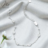 Elegant Moissanite Teardrop Bracelet Pear Shape Gem Beaded Chain Chic Women’s Everyday Jewelry Delicate Shine Fashion Gift