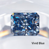 Loose Moissanite Stone 1 Carat Size 5x7mm Lab Grwon Diamond Brilliant Radiant Cut D Color  charms for jewelry making