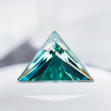 100% Real Moissanite Stone Triangle Cut Multicolor VVS1 Loose Beads With Certificate For Women Jewelry Making Charms Wholesale