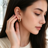 Lab Grown Diamond Earrings New Arrival Design 10K/14K/18K Solid Yellow Gold Round Cut Total3.2ct DEF VS Minimalist Stud Earrings for Women Hypoallergenic for Daily Wear Factory Direct Supply
