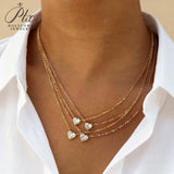 0.5-1CT Lab Grown Gemstone Necklace Series in 10K/14K/18K Gold Exclusive for Women Perfect Christmas Gift Choice Hypoallergenic