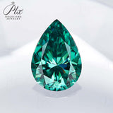 Multicolor Pear Shape Moissanite Diamond Wholesale Loose Stones Lab Grown for Gemstone Charms Engagement Jewelry GRA Certificate