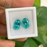 0.34-9.7CT Oval Cut Lab-Grown Paraiba Loose Stones - Ideal DIY Jewelry Making Essential
