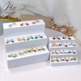 Moissanite Earrings Emerald/Ruby/Sapphire Styles 925 Silver Gift-Ready Hypoallergenic Fade-Resistant Factory-Direct Women Only