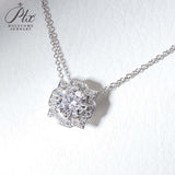 Moissanite 1ct Multicolor Classic Herry Necklace Pendant 925 Sterling Sliver Wedding/Birthday Jewely With Certificates Charms