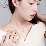 Emerald Cut Moissanite Halo Stud Earrings Women Only Gifts For Festivals And Anniversaries