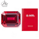Jewelry Raw Material Wholesale - Multi-Size Emerald-Cut Lab-Grown Ruby