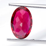 0.21-25.5CT Multi-Size Loose Oval-Shaped Lab-Grown Ruby DIY Exquisite Jewelry Raw Material
