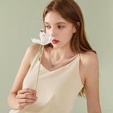 925 Sterling Silver D Color Heart Moissanite Stone Necklace Diamond  Clarity for Women Jewelry Pendant